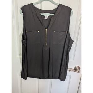 Carmen black with gold accents tank 2x